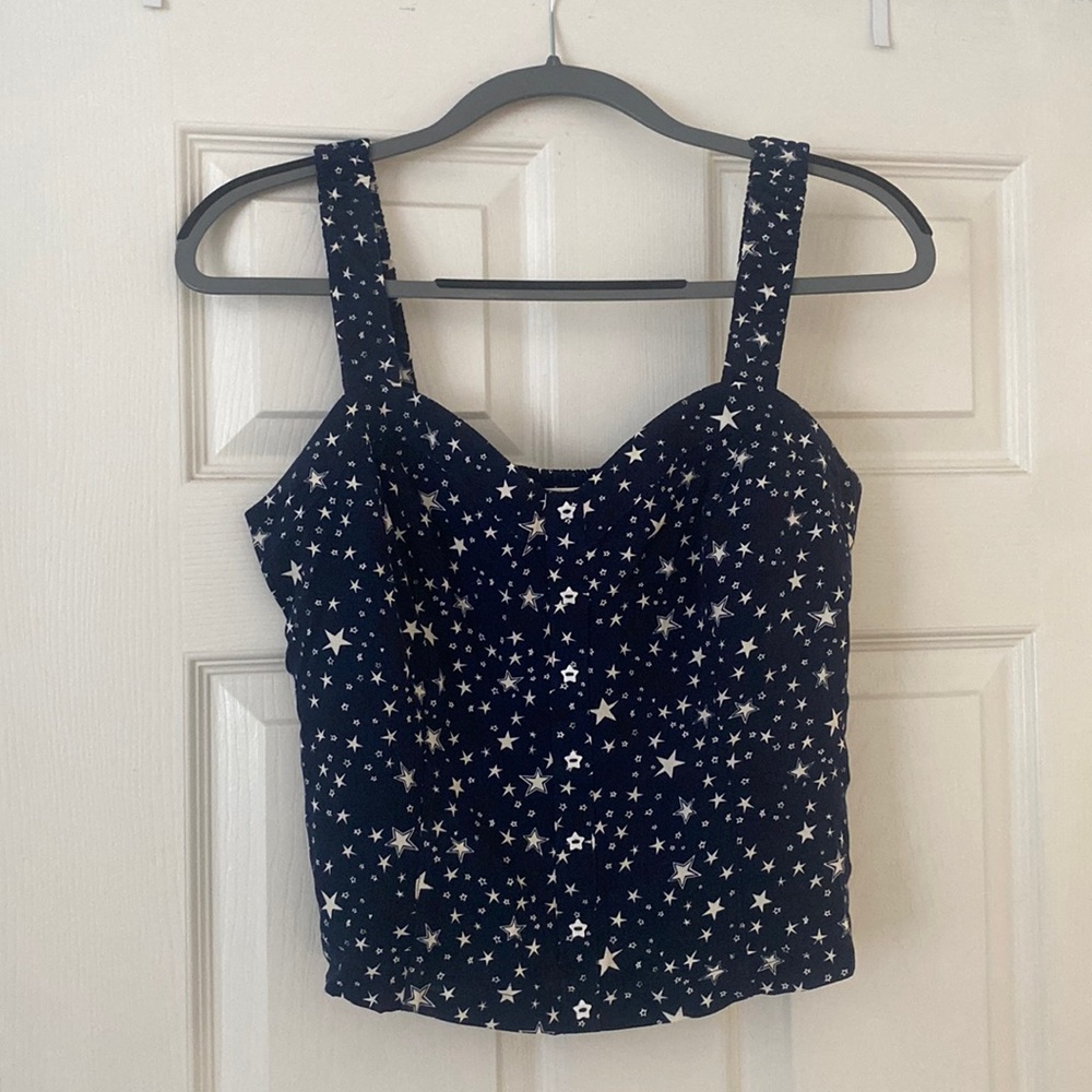 Idyllwind by Miranda Lambert navy star tank top